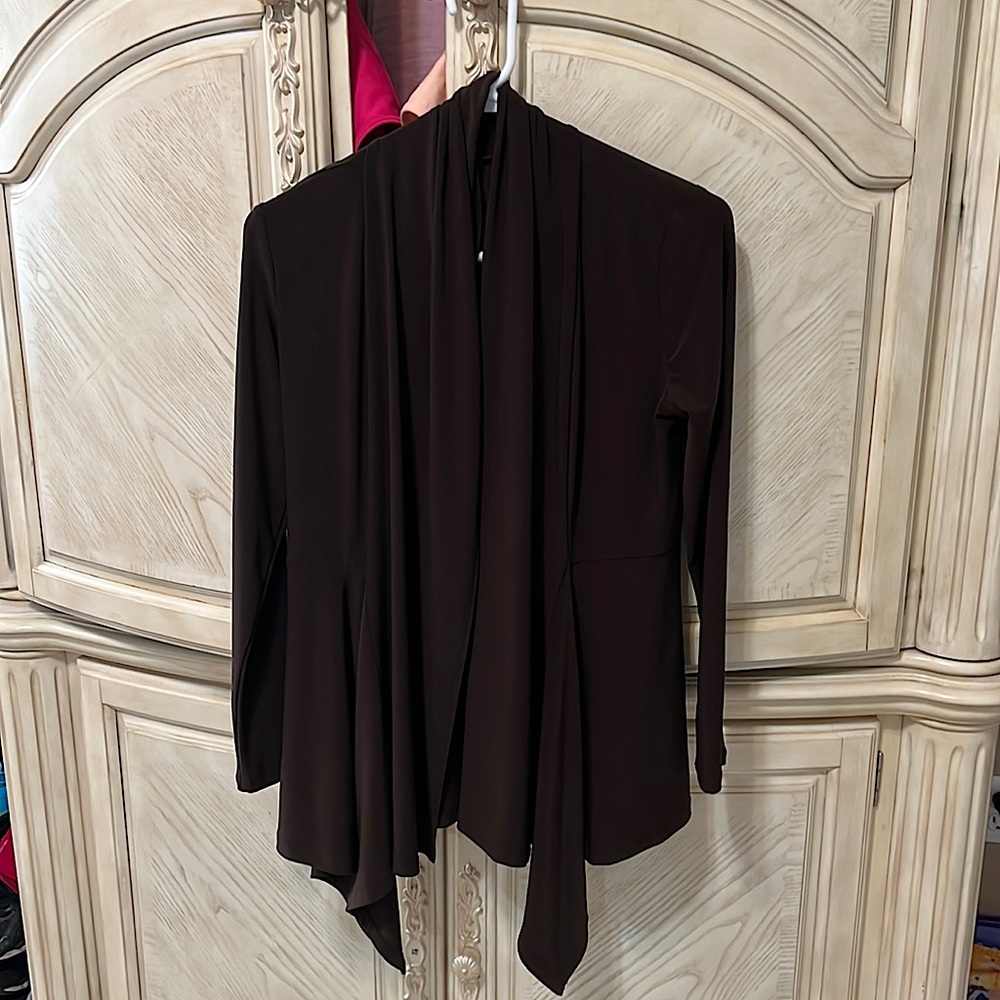 Clara Sun Woo chocolate brown sweater/jacket XS